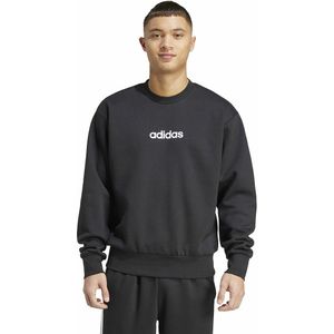 ADIDAS SPORTSWEAR - Essentials Linear - Sweater - Zwart - Katoen