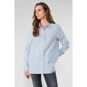 LE TEMPS DES CERISES - Gestreept Hemd - Blauw - Katoen