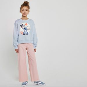 Wijde broek LA REDOUTE COLLECTIONS. Katoen materiaal. Maten 12 jaar - 150 cm. Roze kleur