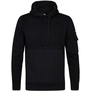 Hoodie PETROL INDUSTRIES. Katoen materiaal. Maten S. Zwart kleur