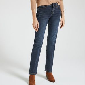 Rechte jeans, medium taille ESPRIT. Katoen materiaal. Maten Maat 29 (US) - Lengte 32. Zwart kleur