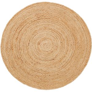 Vloerkleed in jute, Aftas, Ø100 cm LA REDOUTE INTERIEURS. Jute materiaal. Maten diameter 100 cm. Beige kleur