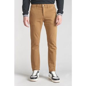 Chino broek Jogg Kurt LE TEMPS DES CERISES. Katoen materiaal. Maten 30 (US) - 44 (EU). Beige kleur