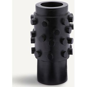 Daipur - Vaas - Zwart - Mangohout