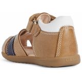 Sandalen in leer Macchia, eerste stappen GEOX. Leer materiaal. Maten 26. Kastanje kleur