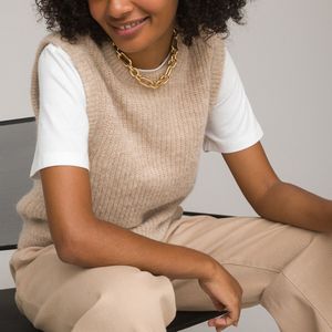 LA REDOUTE COLLECTIONS - Trui - Mêleebeige - Alpaca Mix