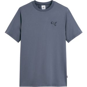 T-shirt met geborduurd logo Made In France PUMA. Katoen materiaal. Maten S. Grijs kleur