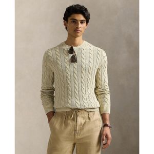 Trui van licht katoen POLO RALPH LAUREN. Katoen materiaal. Maten XL. Beige kleur