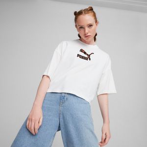 PUMA - Classics Kitten Logo - T-shirt - Wit - Katoen