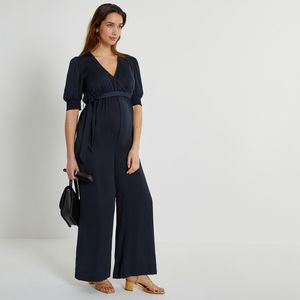 LA REDOUTE COLLECTIONS - Jumpsuit - Marineblauw - Satijn
