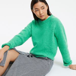 Signature IGNACE LA REDOUTE COLLECTIONS - Trui - Muntgroen - Wol en Alpaca