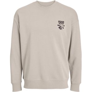 Sweater met ronde hals JACK & JONES. Katoen materiaal. Maten XS. Beige kleur