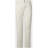 PEPE JEANS - Tapered Jeans - Beige - Hoge Taille - Denim Materiaal
