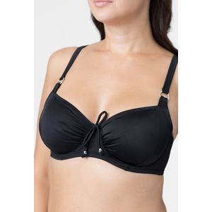 Bikini-BH Fiji Eco DORINA.  materiaal. Maten 100F FR - 85F EU. Zwart kleur