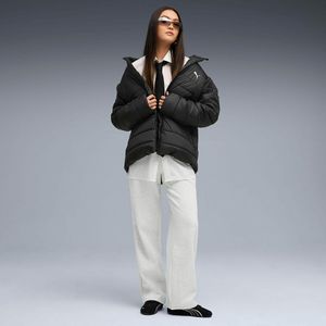 PUMA Essentials Small No. 1 Logo Comfort rechte broek voor Dames, Grijs, Maat XXS