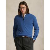 Polo Ralph Lauren - Trui - Zeeblauw - Wol - Halve Rits - Pony Player Borduursel