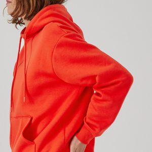 Hoodie LA REDOUTE COLLECTIONS. Polyester materiaal. Maten M. Rood kleur
