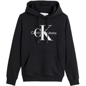 Hoodie Core Monogram CALVIN KLEIN JEANS. Katoen materiaal. Maten M. Zwart kleur