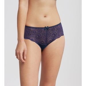 Midi slip Flower Elégance PLAYTEX. Polyamide materiaal. Maten 38 FR - 36 EU. Violet kleur