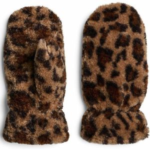 PIECES - Netty - Wanten - Kastanje Kleur - Sherpa Polyester