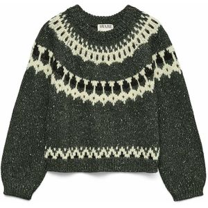 Awtillie - Gebreide Pullover - O-hals - Lange Mouwen - Relaxed Fit