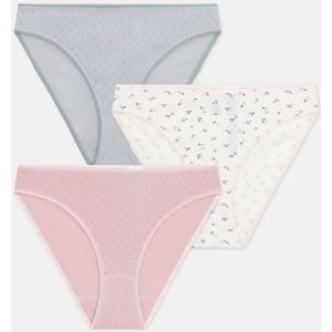 Set van 3 slips PETIT BATEAU. Katoen materiaal. Maten XS. Groen kleur