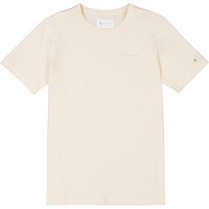 T-shirt met korte mouwen CHAMPION. Katoen materiaal. Maten 15/16 jaar - 168/174 cm. Beige kleur