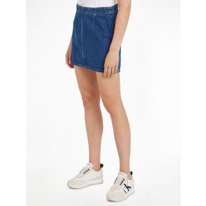 CALVIN KLEIN JEANS - Korte Jeansrok - Blauw - Katoen