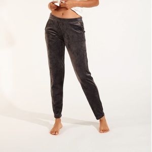 Broek in fluweel homewear Keenan Sealake BANANA MOON. Fluweel materiaal. Maten XS. Grijs kleur