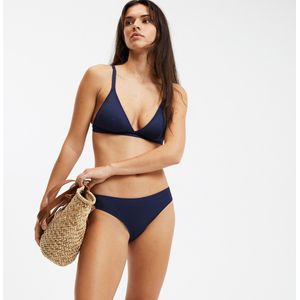 LA REDOUTE COLLECTIONS - Bikinislip - Marine Kleur - Gestructureerd Materiaal