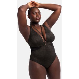 Dorina - KYRA - Badpak - Zwart - Lurex