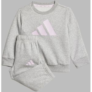 Joggingset in molton ADIDAS SPORTSWEAR. Katoen materiaal. Maten 3/4 jaar - 94/102 cm. Grijs kleur