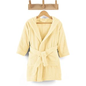 Scenario - Badjas met Kap - Vanille Geel - 100% Katoen - 350 g/m²