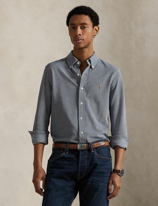 Polo Ralph Lauren Overhemd  navy / wit