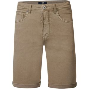 Slim jeansshort PETROL INDUSTRIES. Katoen materiaal. Maten S. Beige kleur