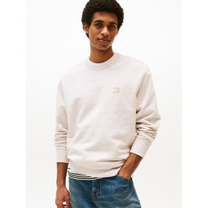 Tommy Jeans - Badge Regular Fit Sweatshirt - Grijs - 100% Gerecycled Katoen