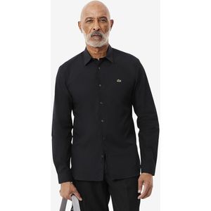 LACOSTE - Hemd - Donkerblauw - Popeline - Lange Mouwen - Katoen