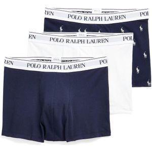 Set van 3 boxershorts POLO RALPH LAUREN. Katoen materiaal. Maten M. Blauw kleur