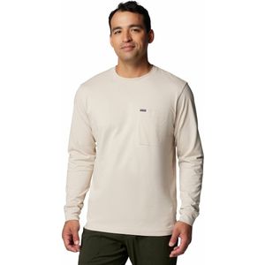 T-shirt met lange mouwen Landroamer COLUMBIA. Katoen materiaal. Maten M. Beige kleur