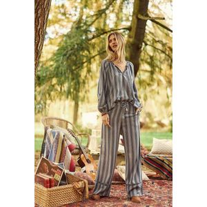 LA PETITE ÉTOILE - PAHA - Capri Broek - Multicolor Gestreept - Katoen