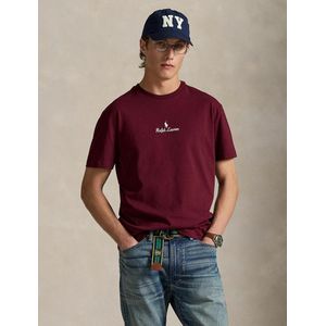 Polo Ralph Lauren - T-shirt - Bordeaux - Lange Mouwen - Katoen