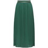 Lange plissérok ONLY. Polyester materiaal. Maten M. Groen kleur
