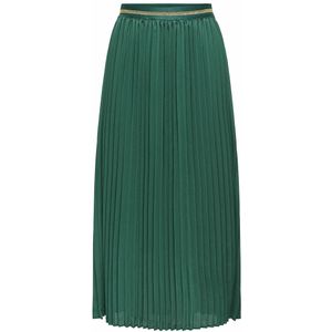 Lange plissérok ONLY. Polyester materiaal. Maten M. Groen kleur