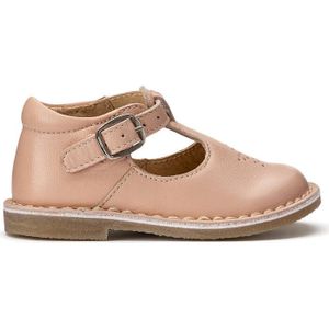 Schoenen in leer, met ster LA REDOUTE COLLECTIONS. Leer materiaal. Maten 23. Roze kleur