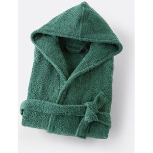 Badjas met kap voor volwassenen, in bio katoen 450 g/m2, Ismo