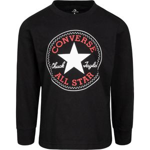 T-shirt met lange mouwen CONVERSE. Katoen materiaal. Maten 10/12 jaar - 138/150 cm. Zwart kleur