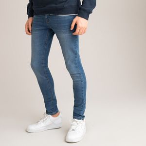 Skinny jeans LA REDOUTE COLLECTIONS. Denim materiaal. Maten 14 jaar - 162 cm. Blauw kleur