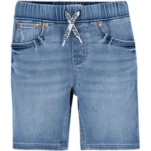 Short in jeans, elastische taille 4-16 jaar LEVI'S KIDS. Katoen materiaal. Maten 14 jaar - 156 cm. Blauw kleur