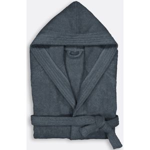 LA REDOUTE INTERIEURS - Badjas - Leiblauw - Katoen - Bouclette Badstof 450 g/m2