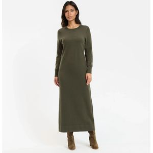 LA REDOUTE COLLECTIONS - Trui-jurk - Groen - Viscose